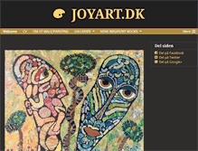 Tablet Screenshot of joyart.dk
